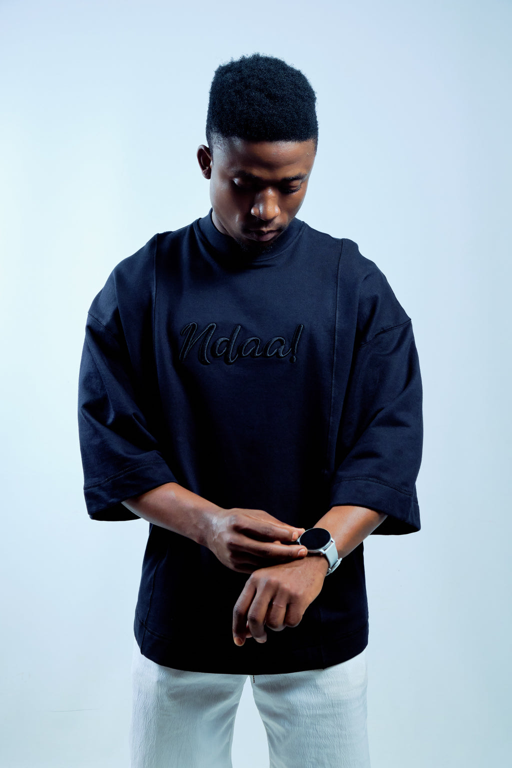 Ndaa Black Baggy T-SHIRT