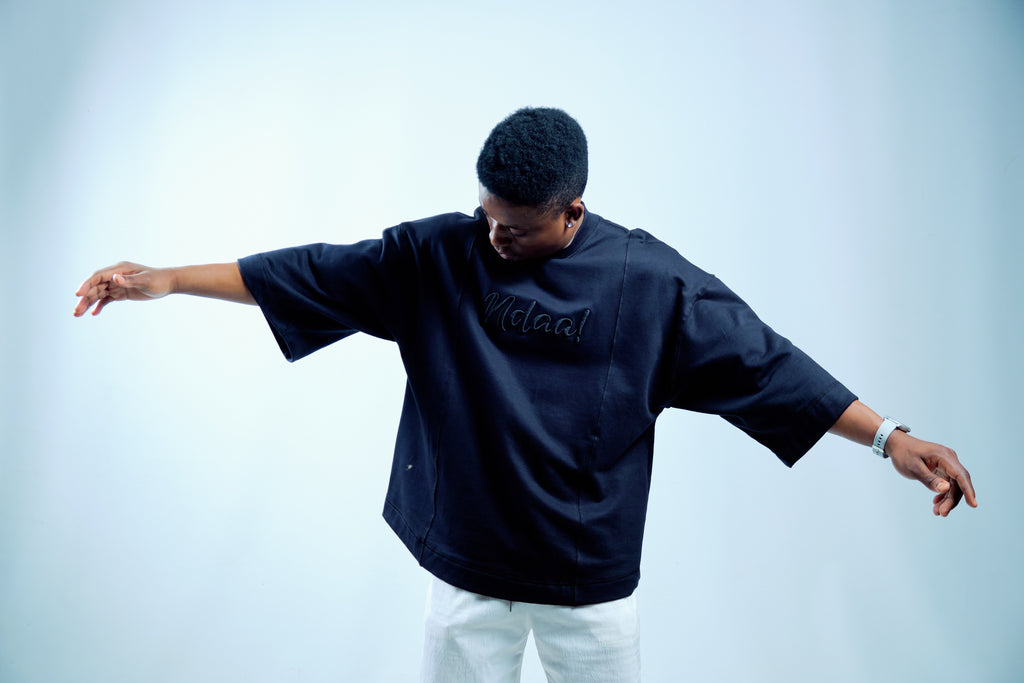 Ndaa Black Baggy T-SHIRT