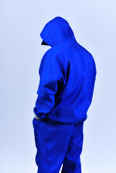 Blue Baggy Track Top
