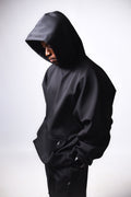 Black Baggy Track Top
