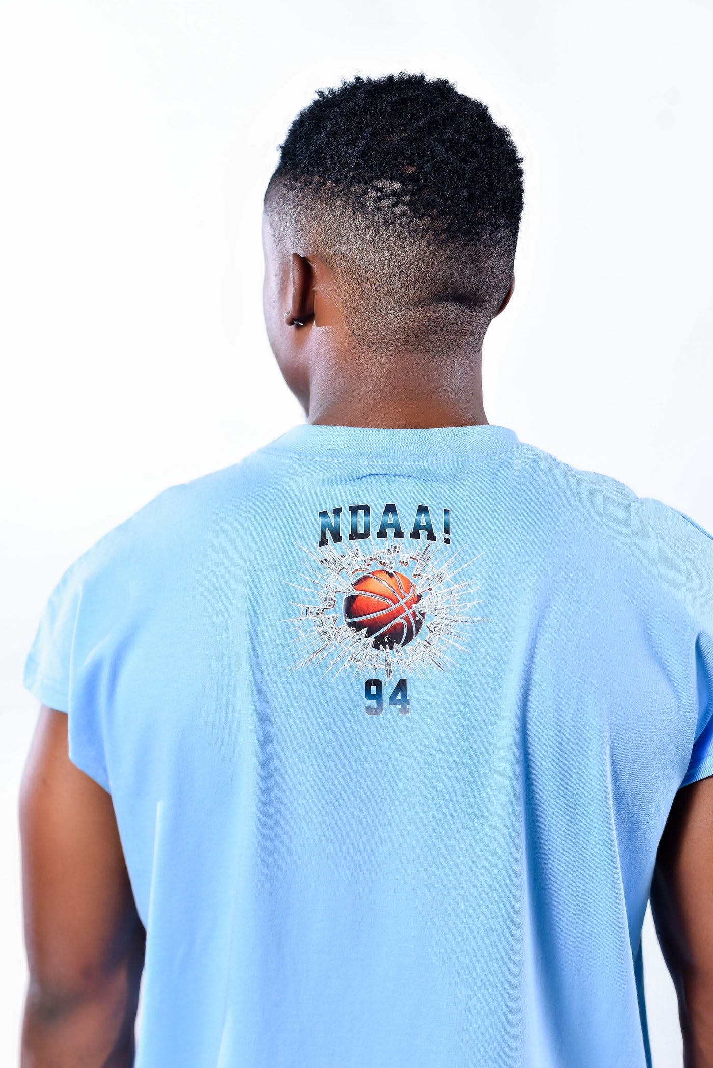 Men’s Sleeveless Basketball Graphic T-Shirt