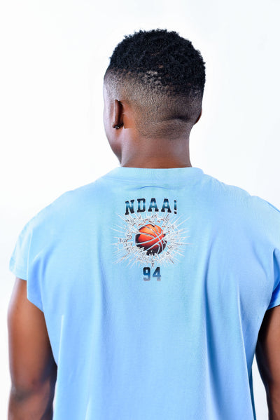 Men’s Sleeveless Basketball Graphic T-Shirt
