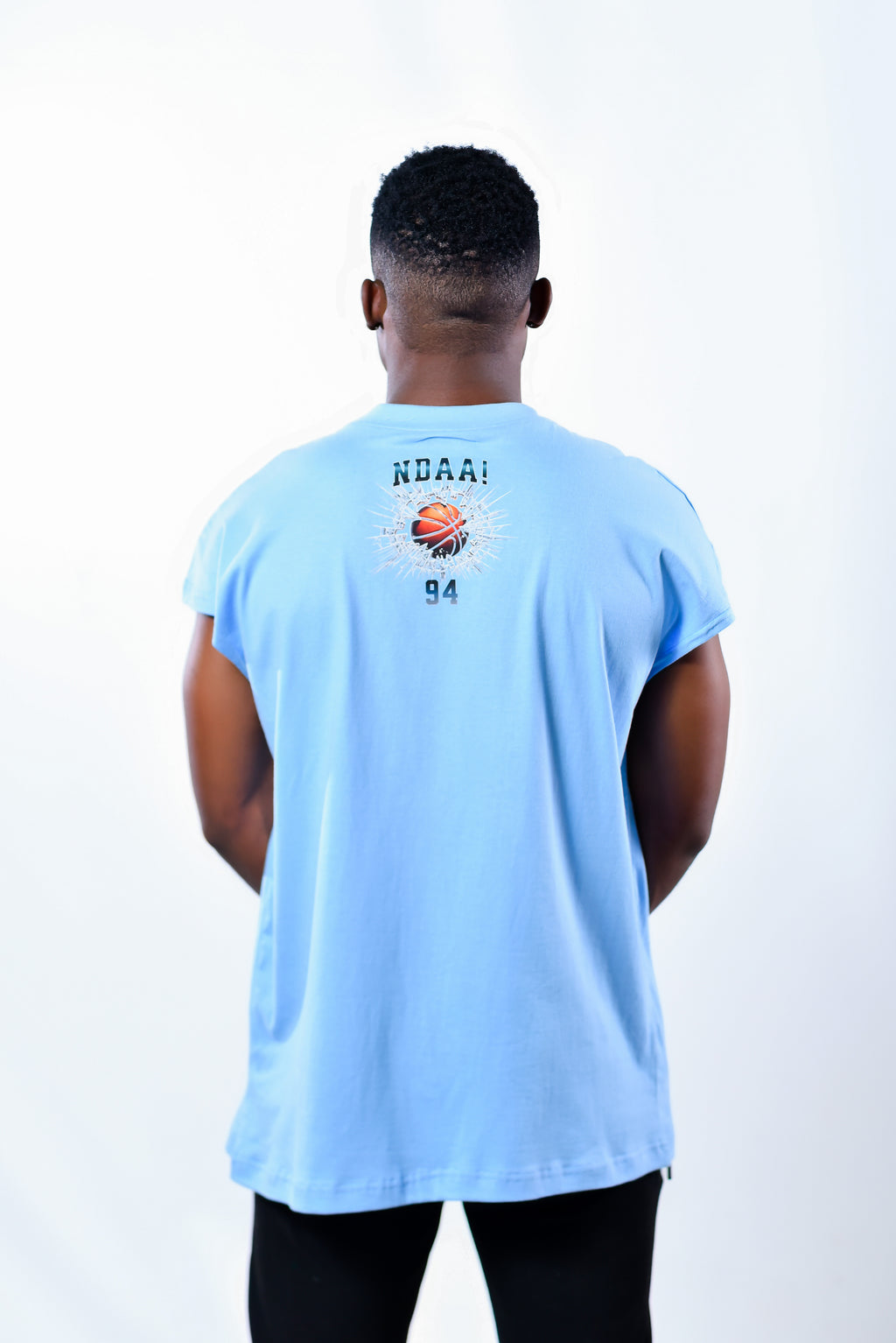 Men’s Sleeveless Basketball Graphic T-Shirt