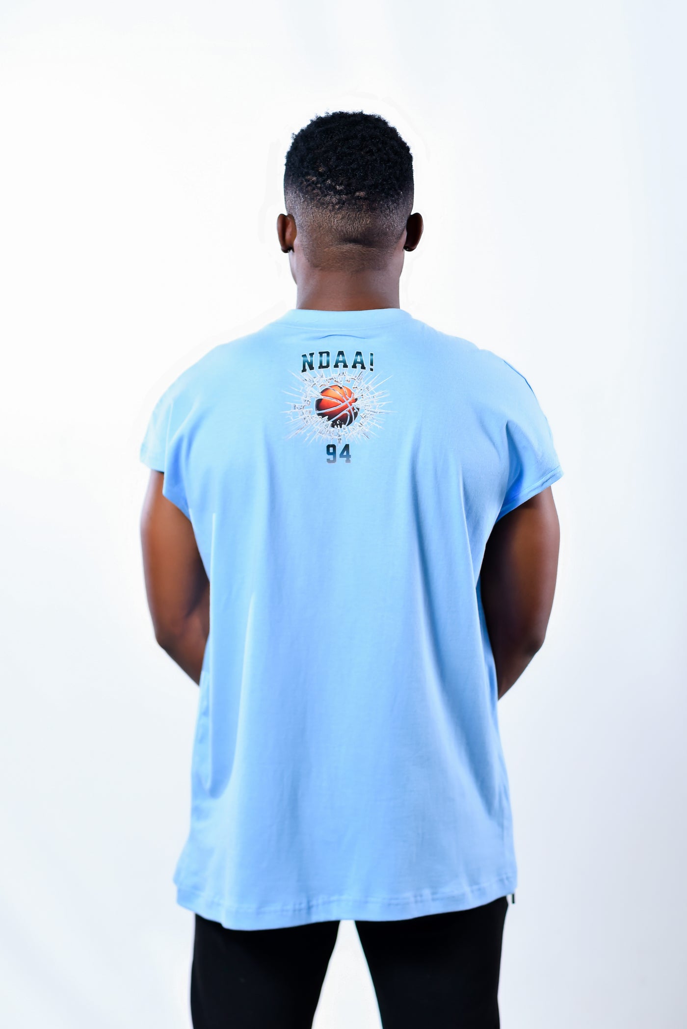 Men’s Sleeveless Basketball Graphic T-Shirt